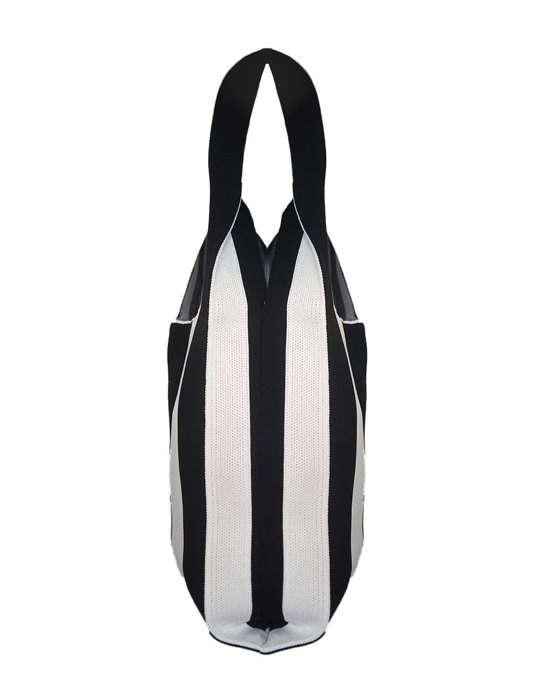 Striped Le Sac Black and White Knitted