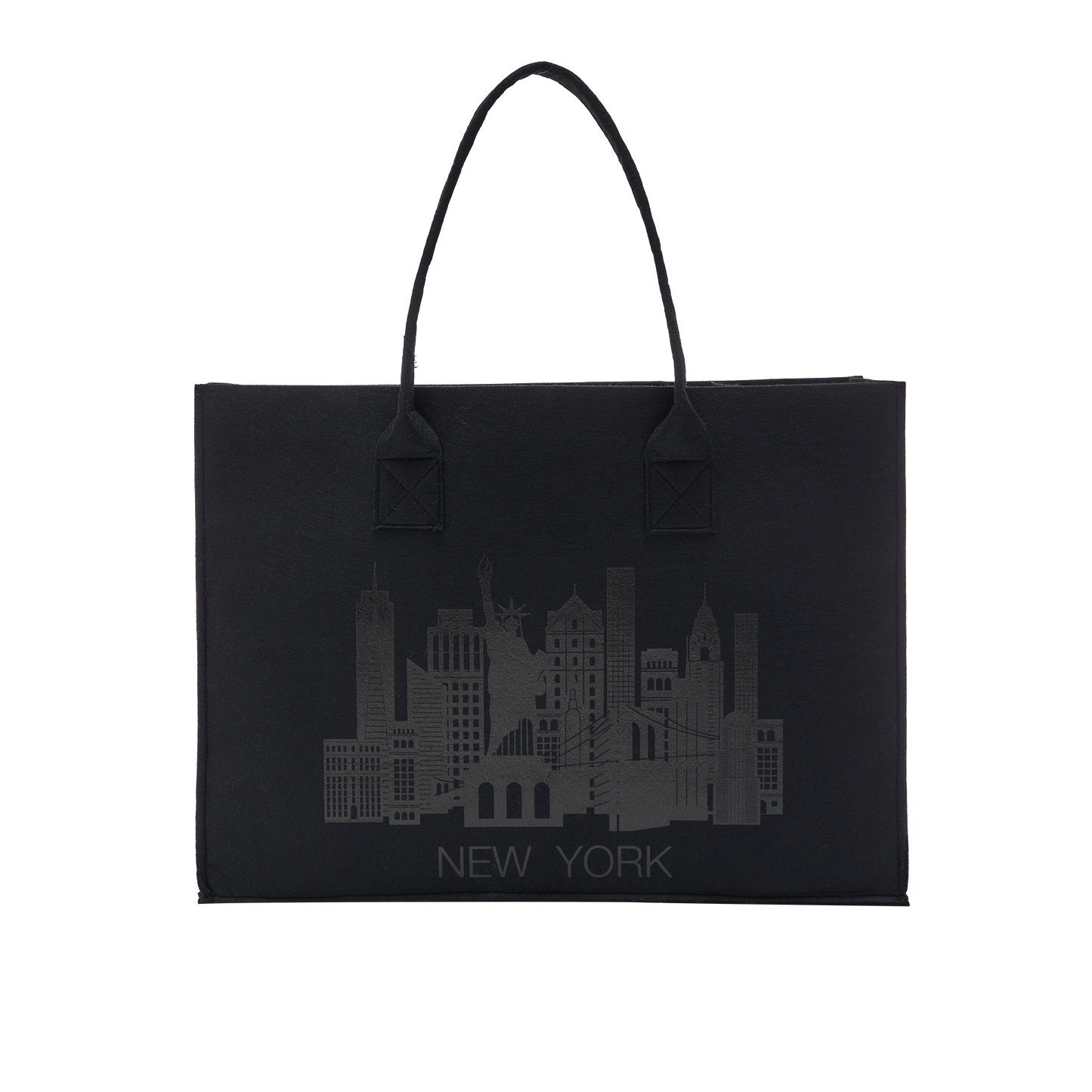 NYC Skyline Felt Bag