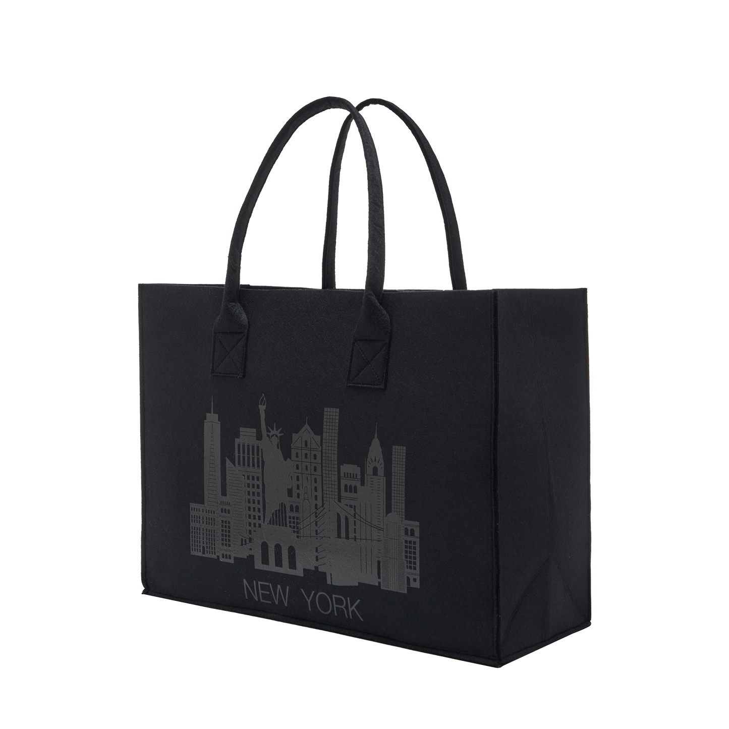 NYC Skyline Felt Bag
